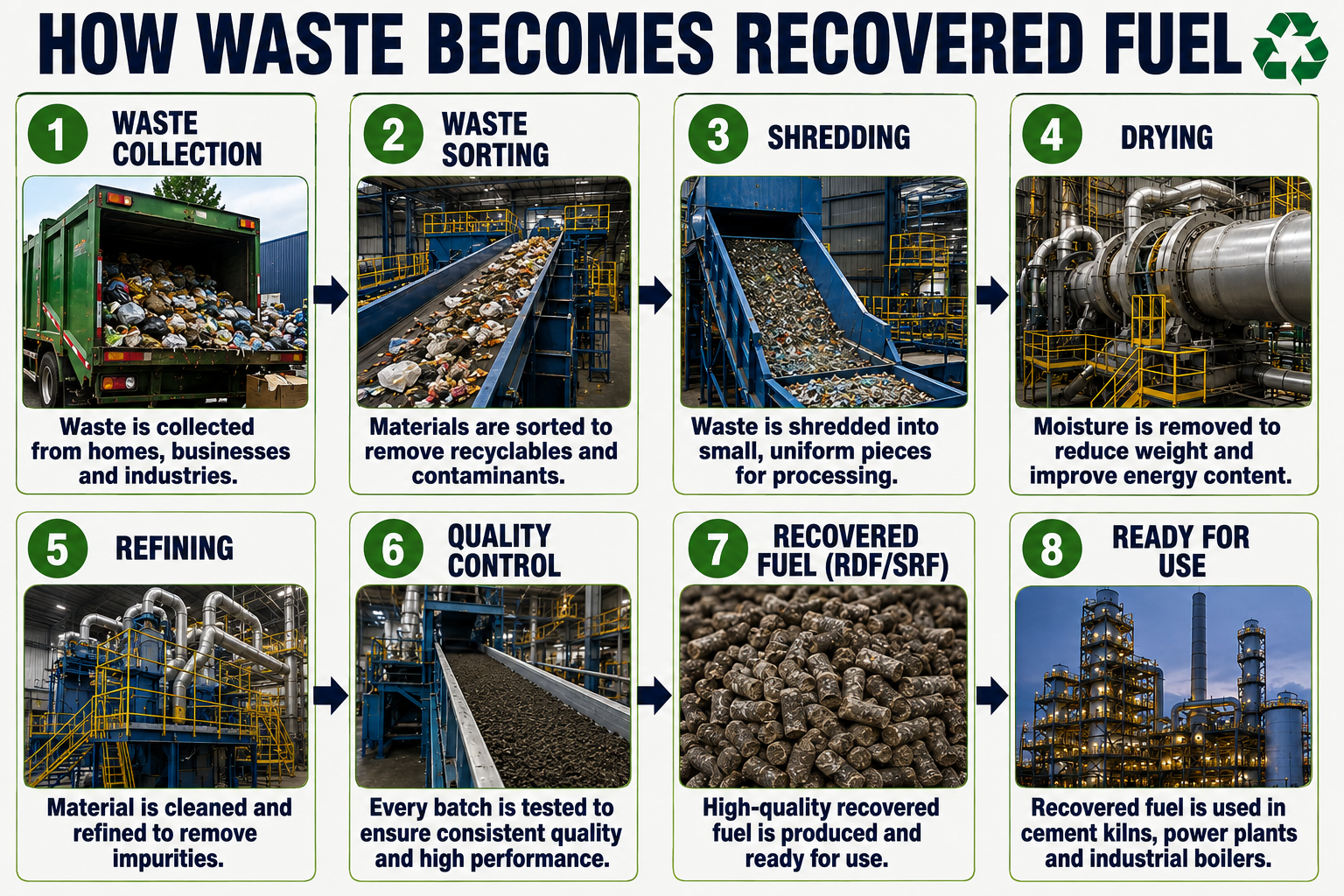 How waste becomes recovered fuel